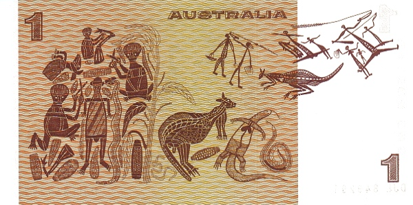 (043) Australia P42d - 1 Dollar (ND-1983)